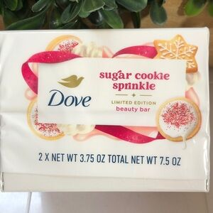 DOVE  Sugar Cookie Sprinkle Beauty Bar 2 Pack LIMITED EDITION